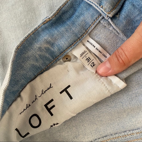 Loft Modern Skinny Crop Jeans - Picture 8 of 9